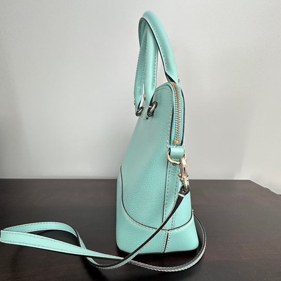 Kate Spade Wellesley Rachelle Satchel Crossbody Mint Green - Picture 5 of 9